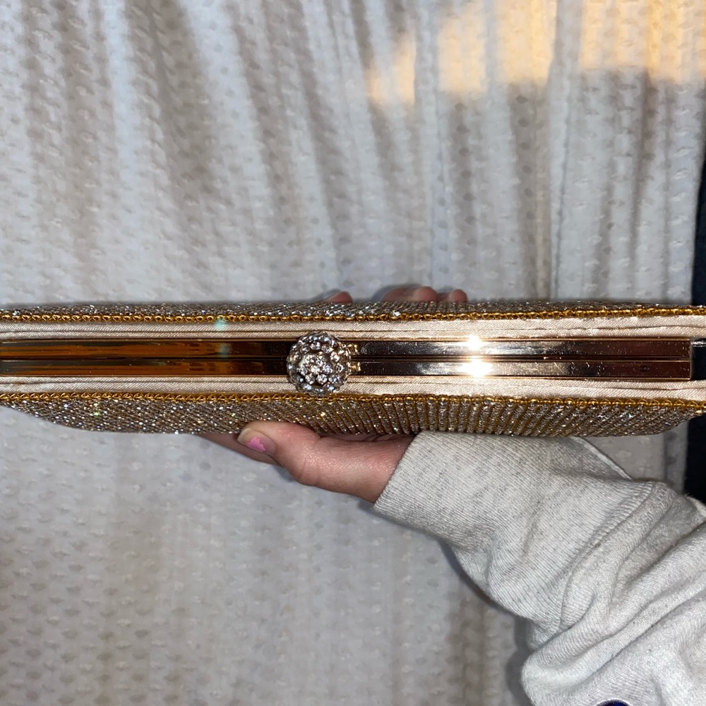 Sparkly Clutch With Optional Strap - image 3